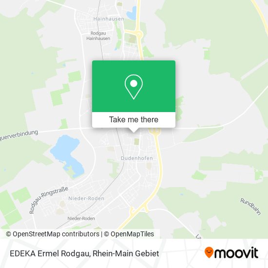 Карта EDEKA Ermel Rodgau
