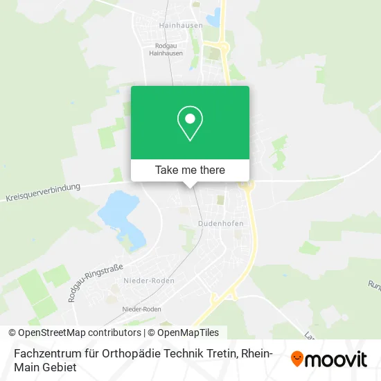 Карта Fachzentrum für Orthopädie Technik Tretin