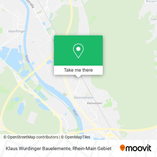 Klaus Wurdinger Bauelemente map