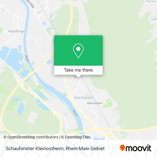 Schaufenster Kleinostheim map