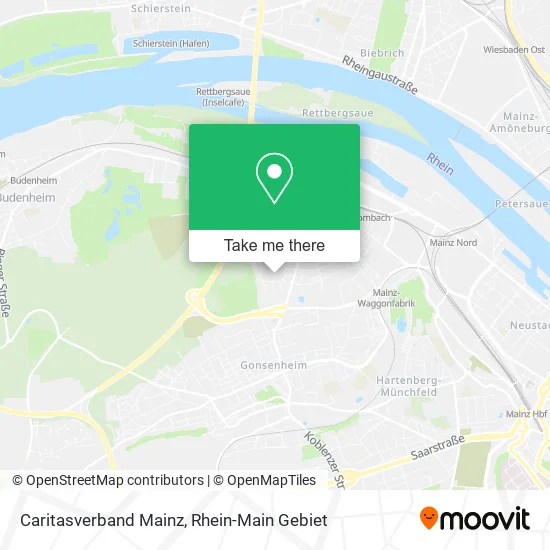 Карта Caritasverband Mainz