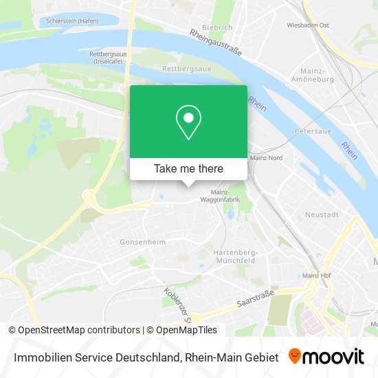 Immobilien Service Deutschland map