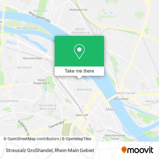 Карта Streusalz Großhandel