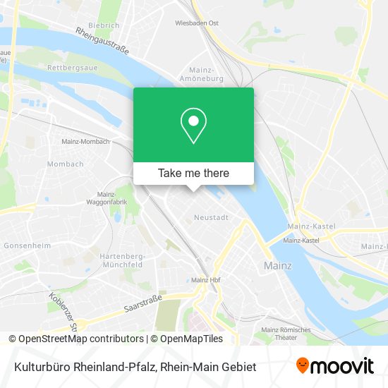 Kulturbüro Rheinland-Pfalz map