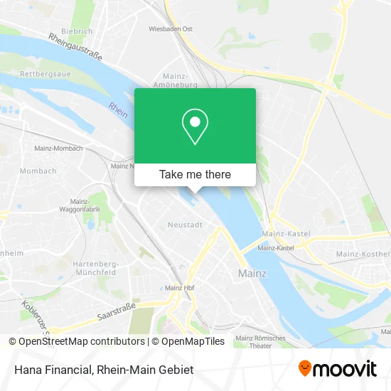 Карта Hana Financial