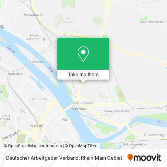 Deutscher Arbeitgeber Verband map