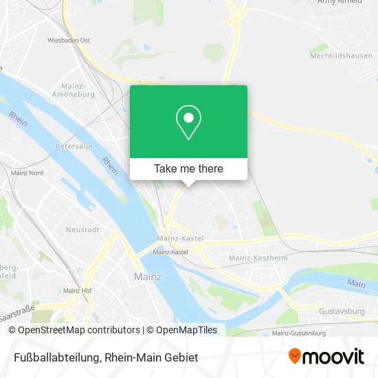 Карта Fußballabteilung
