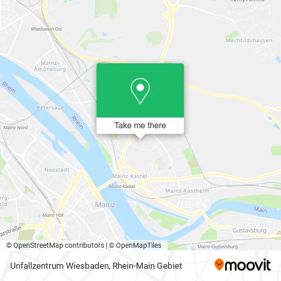 Карта Unfallzentrum Wiesbaden