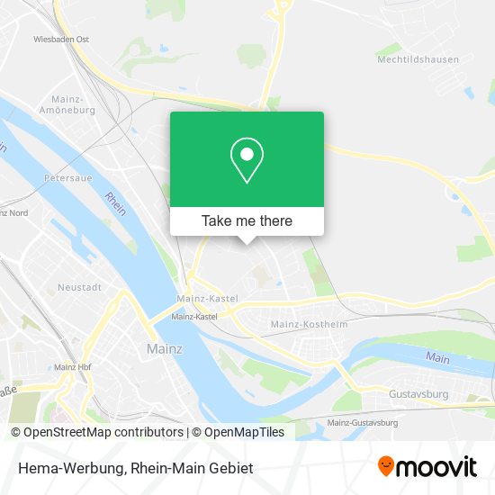 Hema-Werbung map