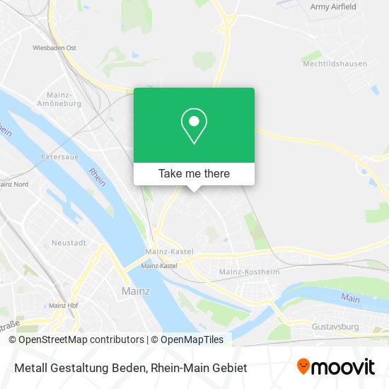 Metall Gestaltung Beden map