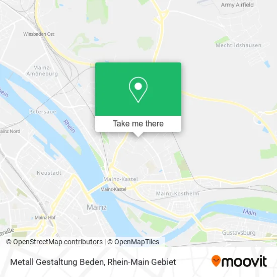 Карта Metall Gestaltung Beden
