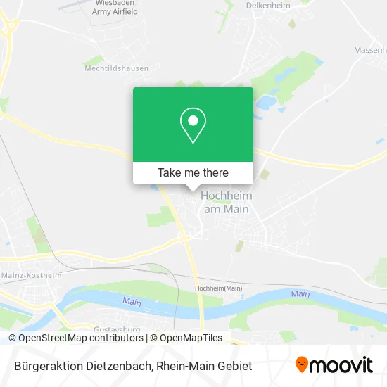 Карта Bürgeraktion Dietzenbach