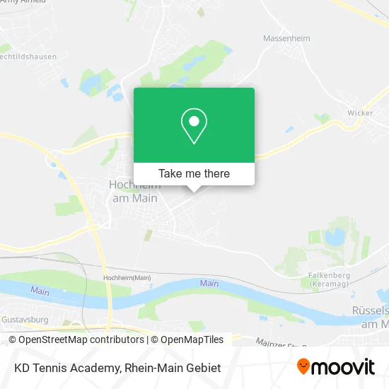 Карта KD Tennis Academy