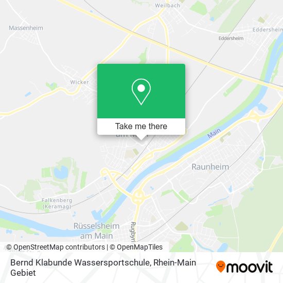 Bernd Klabunde Wassersportschule map