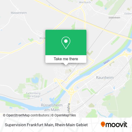 Supervision Frankfurt Main map