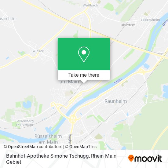 Bahnhof-Apotheke Simone Tschugg map