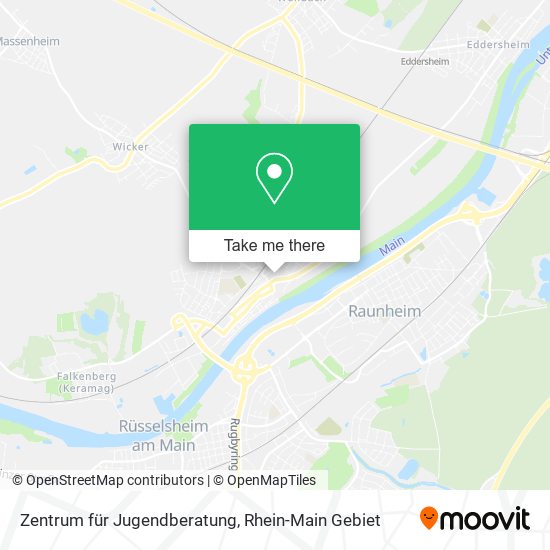 Zentrum für Jugendberatung map