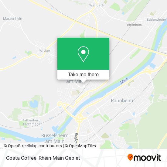 Карта Costa Coffee