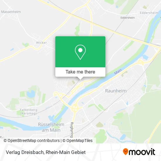 Карта Verlag Dreisbach