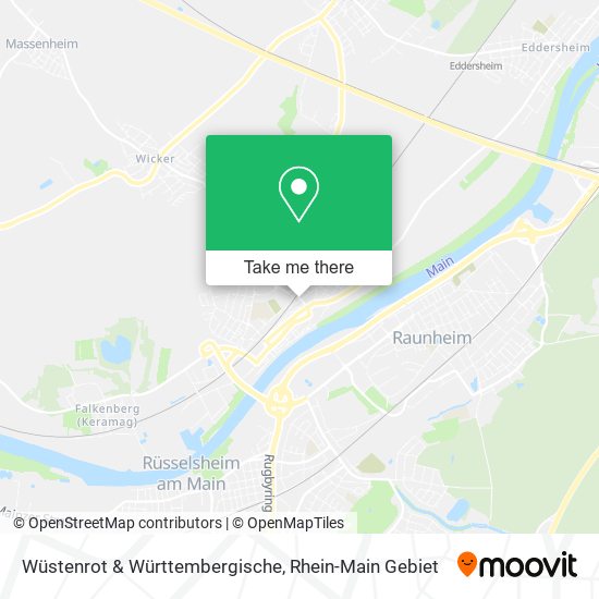 Wüstenrot & Württembergische map