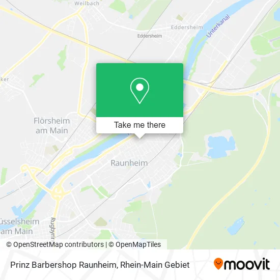 Карта Prinz Barbershop Raunheim