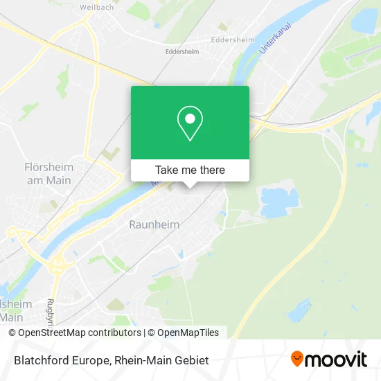 Карта Blatchford Europe