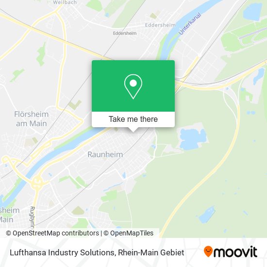 Lufthansa Industry Solutions map