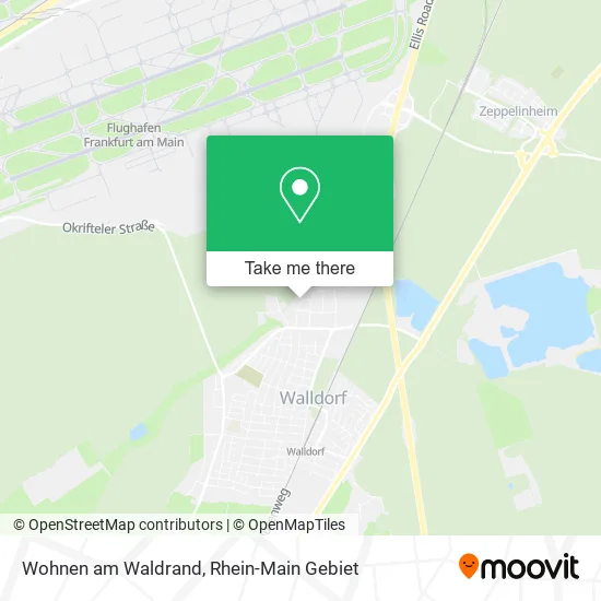 Карта Wohnen am Waldrand