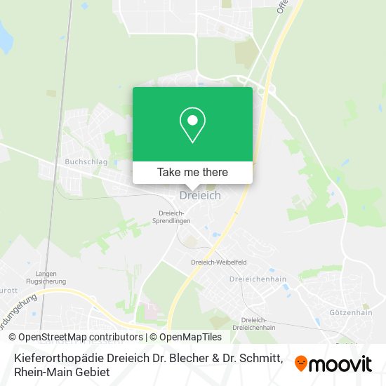 Kieferorthopädie Dreieich Dr. Blecher & Dr. Schmitt map