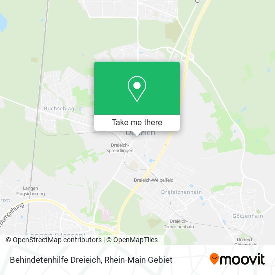 Behindetenhilfe Dreieich map