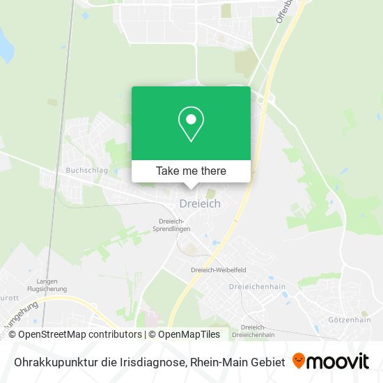 Ohrakkupunktur die Irisdiagnose map
