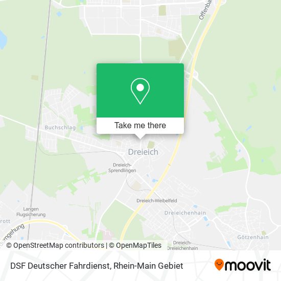 DSF Deutscher Fahrdienst map