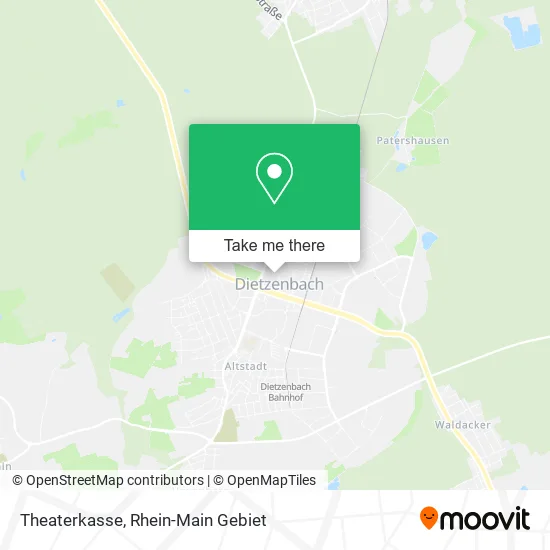 Карта Theaterkasse