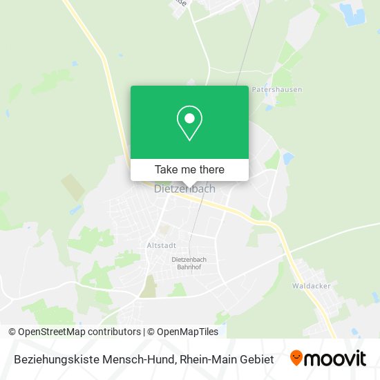 Beziehungskiste Mensch-Hund map