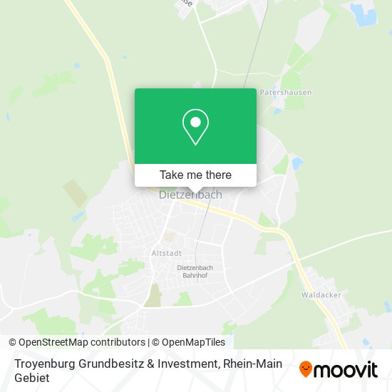 Troyenburg Grundbesitz & Investment map