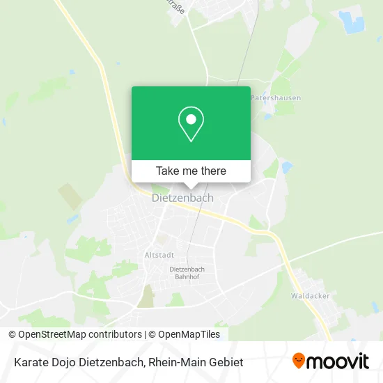 Карта Karate Dojo Dietzenbach