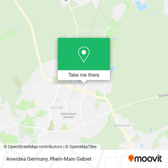Карта Anwidea Germany