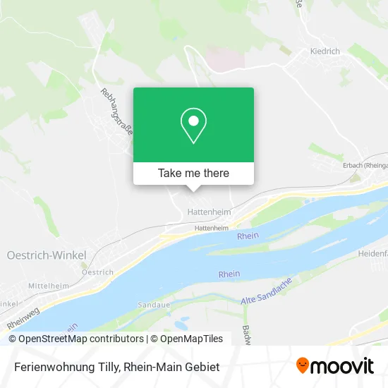 Карта Ferienwohnung Tilly