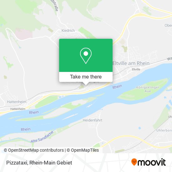 Pizzataxi map