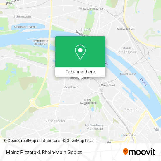 Карта Mainz Pizzataxi