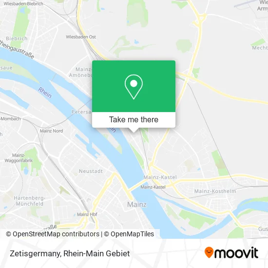 Карта Zetisgermany