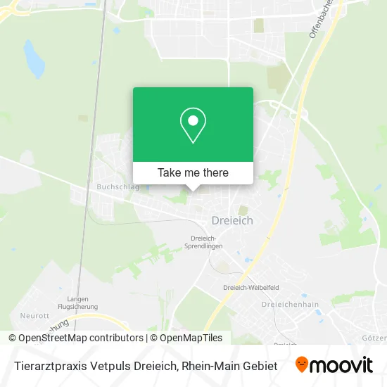 Карта Tierarztpraxis Vetpuls Dreieich