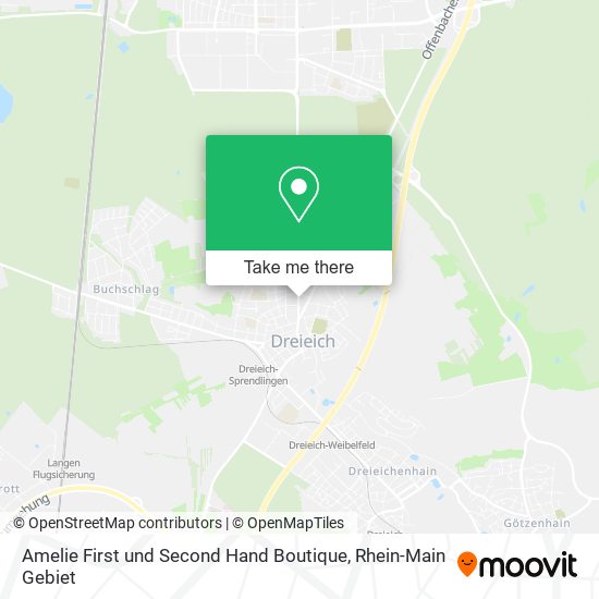 Amelie First und Second Hand Boutique map