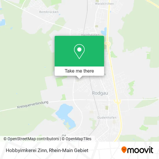 Карта Hobbyimkerei Zinn