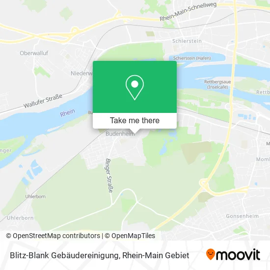 Карта Blitz-Blank Gebäudereinigung