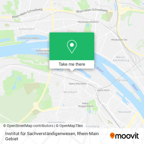 Карта Institut für Sachverständigenwesen