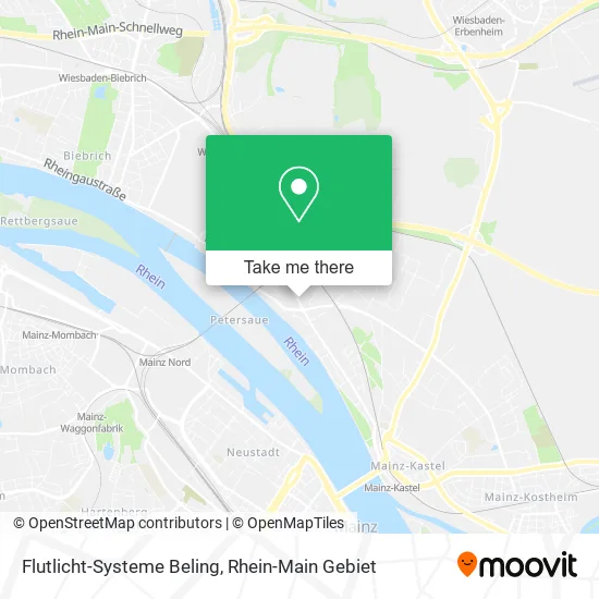 Карта Flutlicht-Systeme Beling