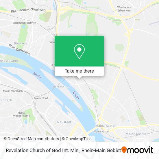 Карта Revelation Church of God Int. Min.