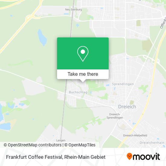 Frankfurt Coffee Festival map