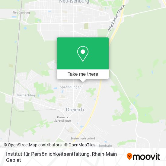 Institut für Persönlichkeitsentfaltung map